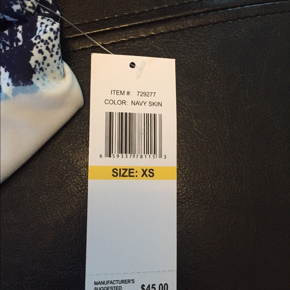 5/$25! Studio by Tiana B navy skin dress - Picture 4 of 5